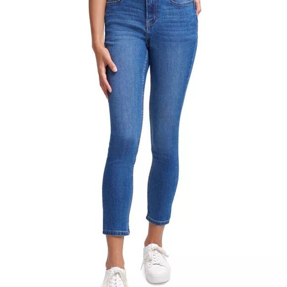Calvin Klein Jeans Mid Rise Skinny Jeans- Pacific Size 26, 28 - Picture 1 of 1